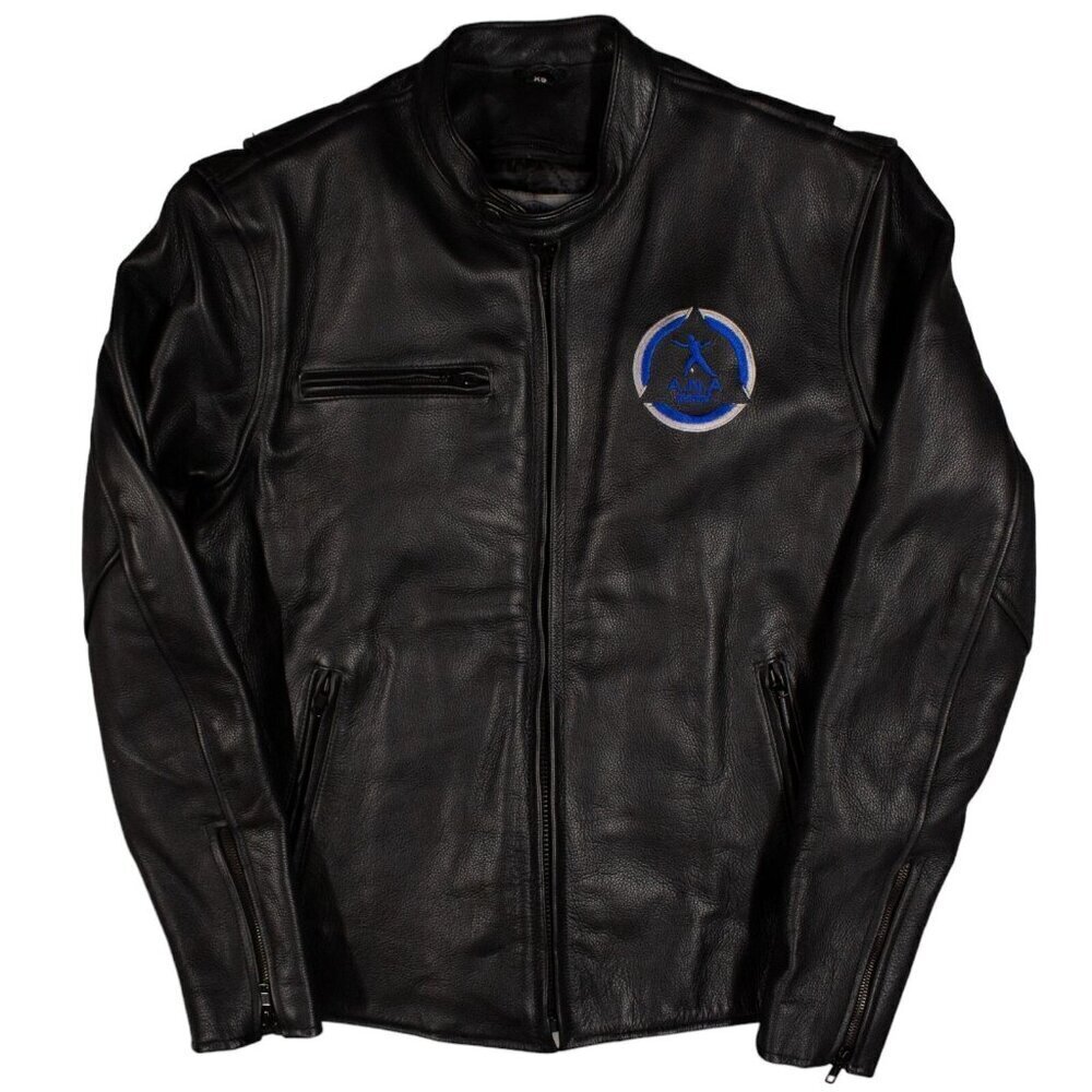Sunshine Mission Heavyweight Leather Biker Jacket XS